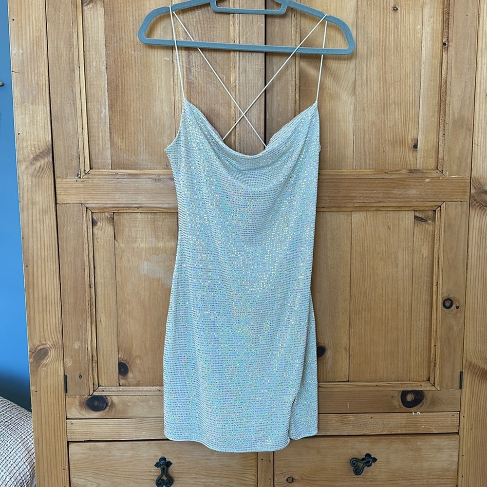 City Studio sequence cocktail dress